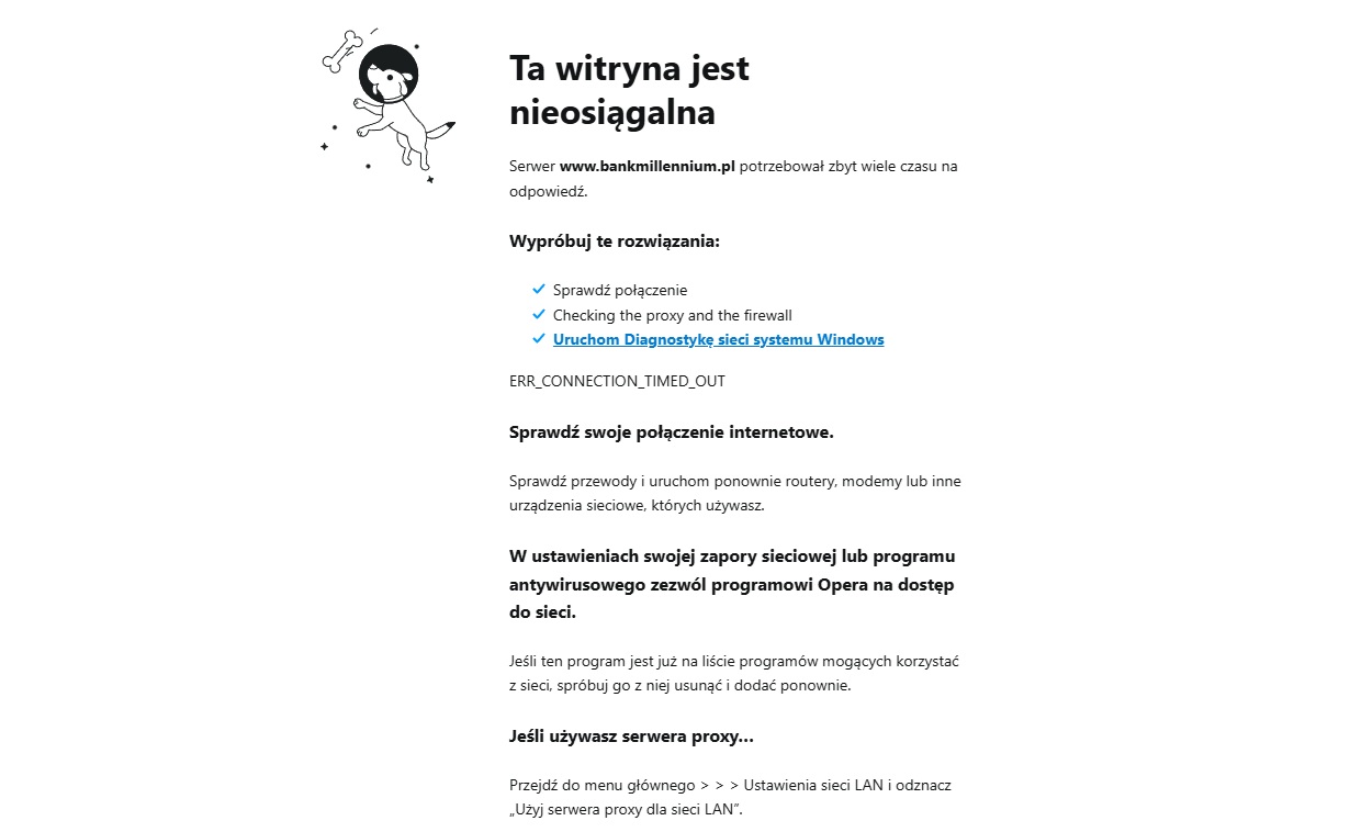awaria w banku millennium 31 października 2025 roku źródło tabletowo.pl