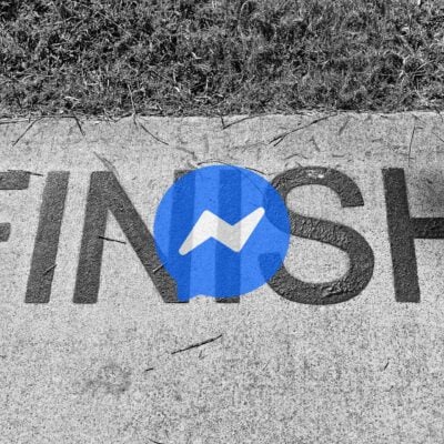Facebook, Messenger, logo, koniec