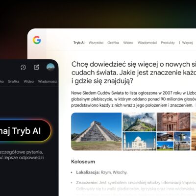 tryb ai (ai mode) dostępny w wyszukiwarce google w Polsce
