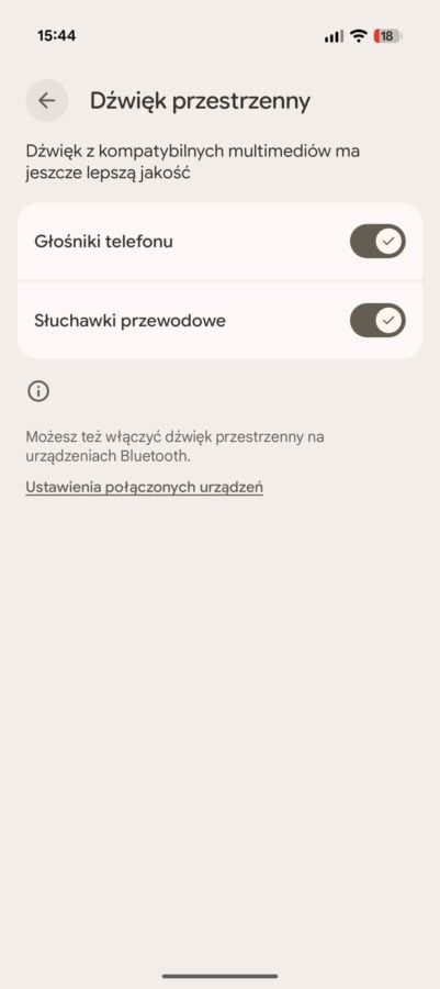 Google Pixel 10 - dźwięk przestrzenny