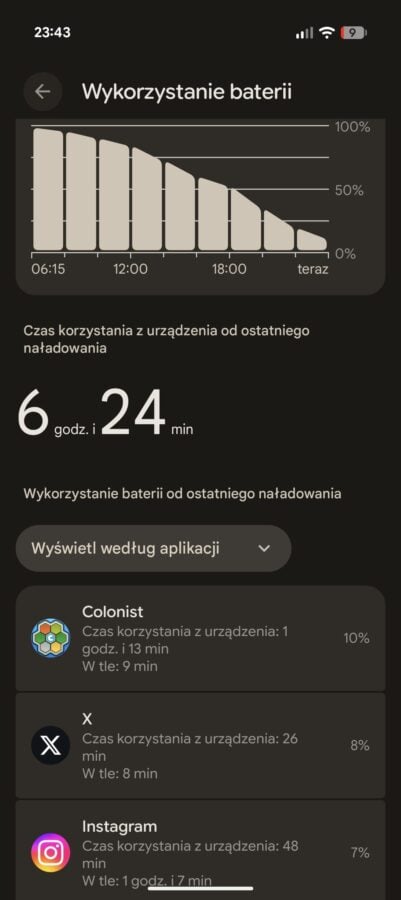 Google Pixel 10 - bateria