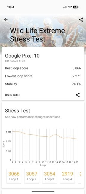 Google Pixel 10 - 3DMark