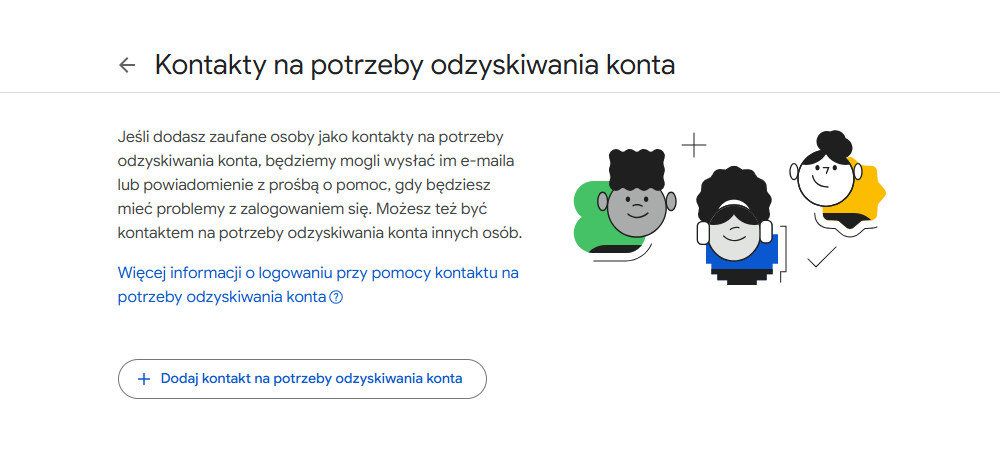 Google zaufane osoby