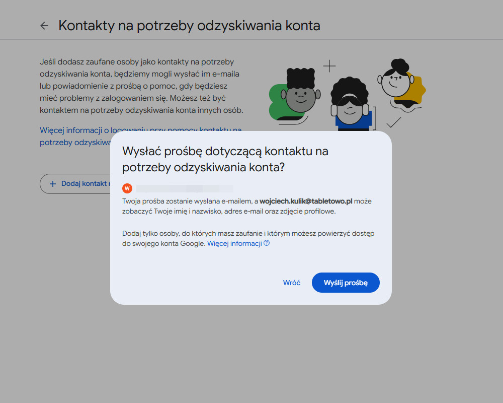 Google zaufane osoby