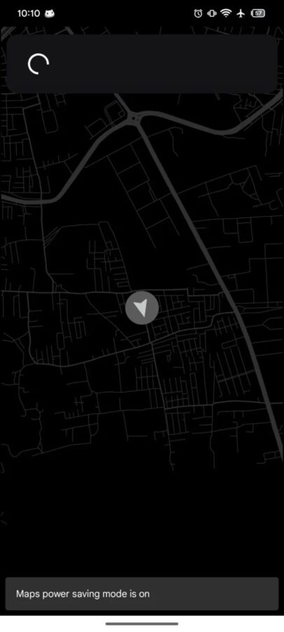 Mapy Google tryb oszczędzania energii
