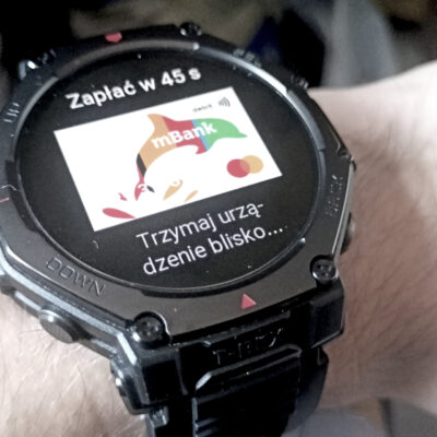 NFC płatność zegarek Amazfit