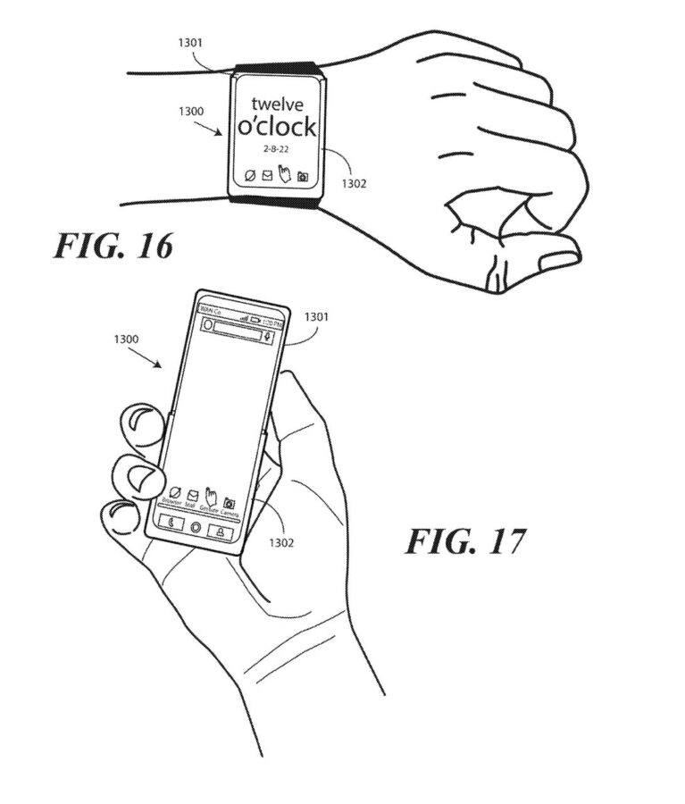 patent marki motorola na połączenie smartfona i smartwatcha w jednym urządzeniu