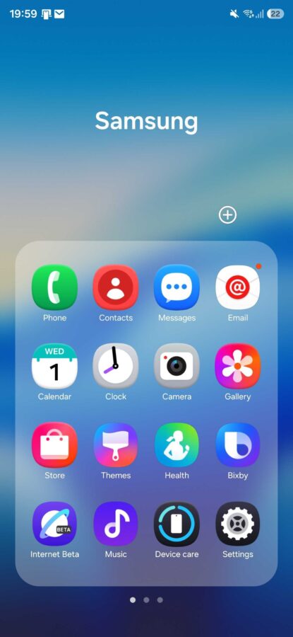 przykładowe ikony w one ui 8.5