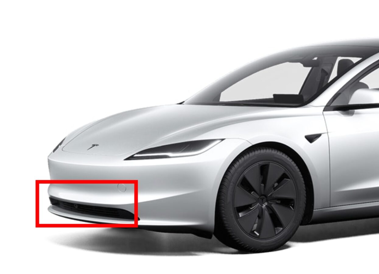 Tesla Model 3 kamera