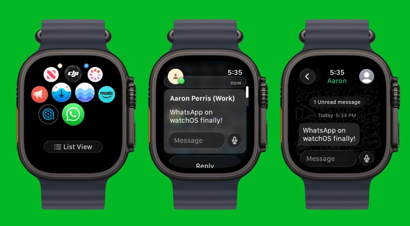 Aplikacja WhatsApp na Apple Watch