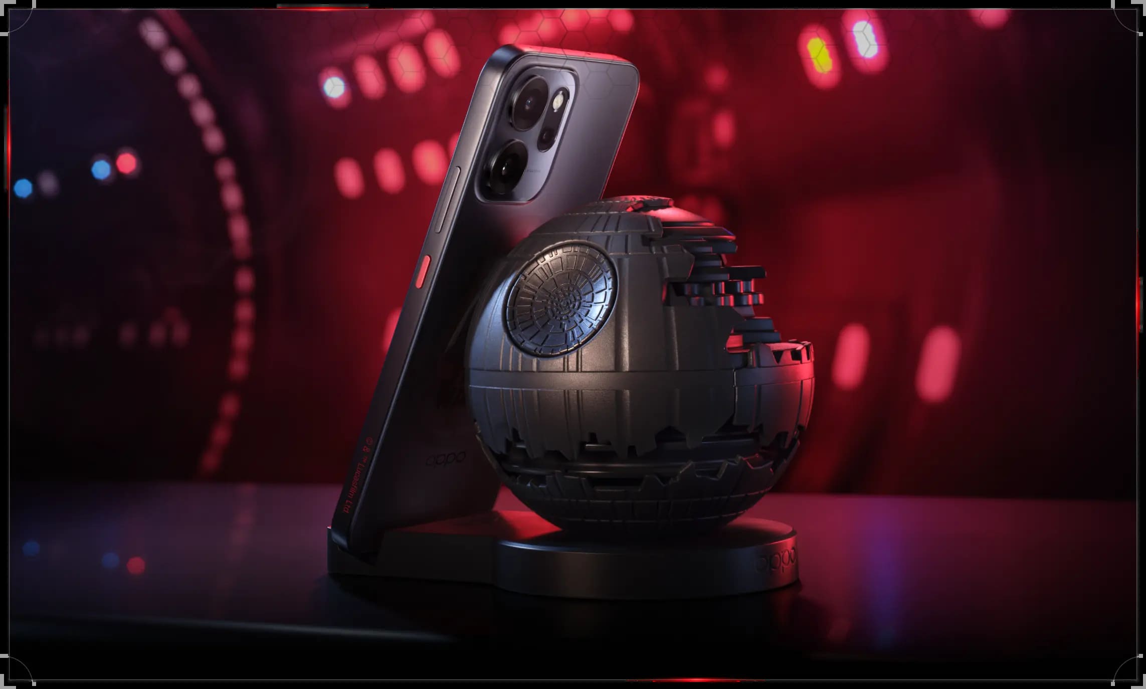 Oppo Reno14 F Dark Side Limited Edition z Gwiazdą Śmierci II
