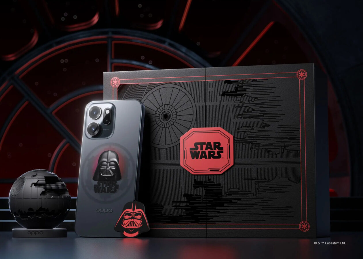 Oppo Reno 14 F Dark Side Limited Edition zestaw