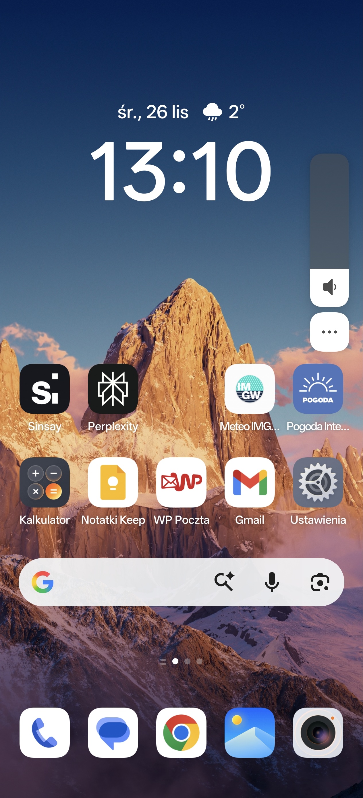 zmiana głośności w smartfonie z Androidem screen grzegorz dąbek tabletowo.pl