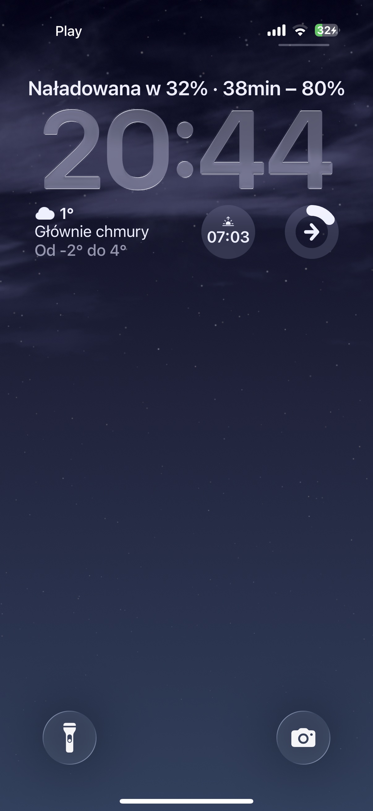informacja na ekranie iphone 17, za ile akumulator naładuje się do 80% screen grzegorz dąbek tabletowo.pl