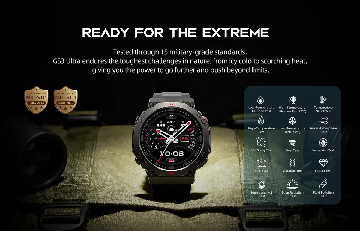 smartwatch black shark gs 3 ultra