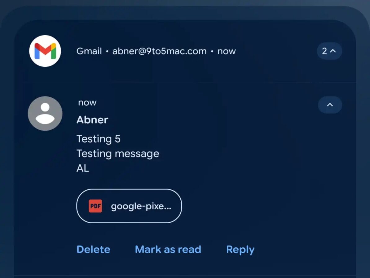 Gmail nowe podejście do powiadomień załączniki