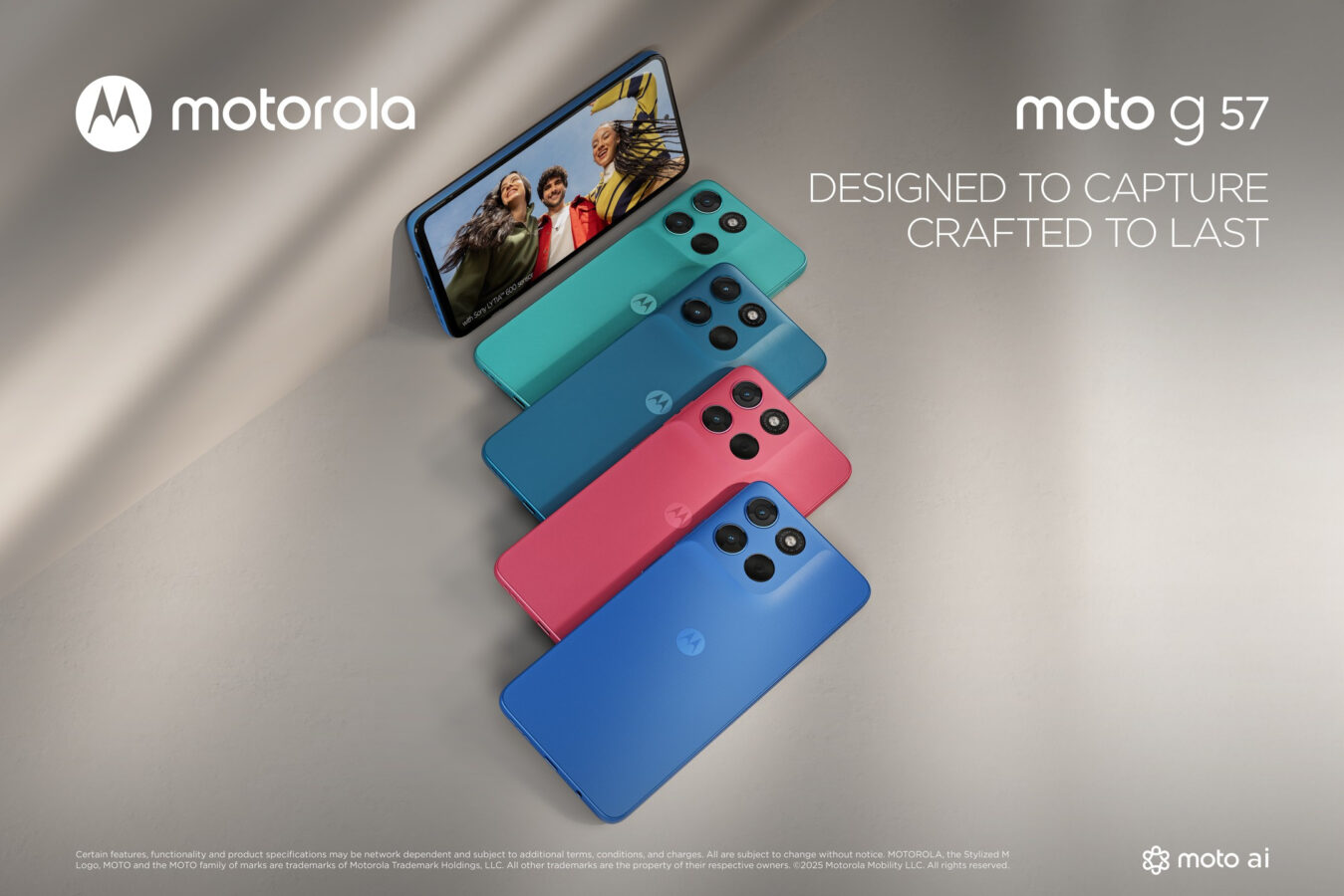 smartfony Motorola Moto G57