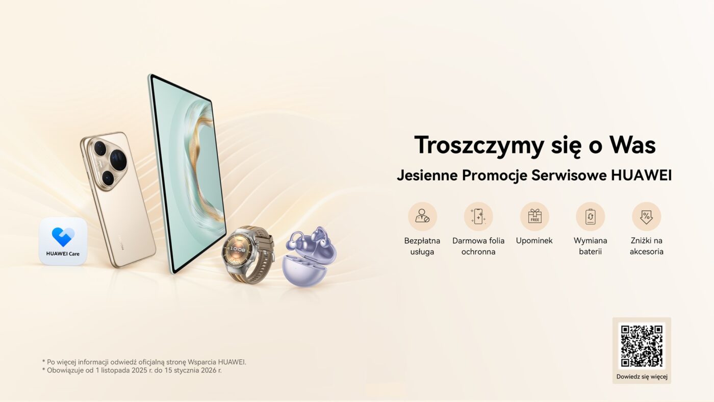 promocja na usługi serwisowe huawei do stycznia 2026 roku