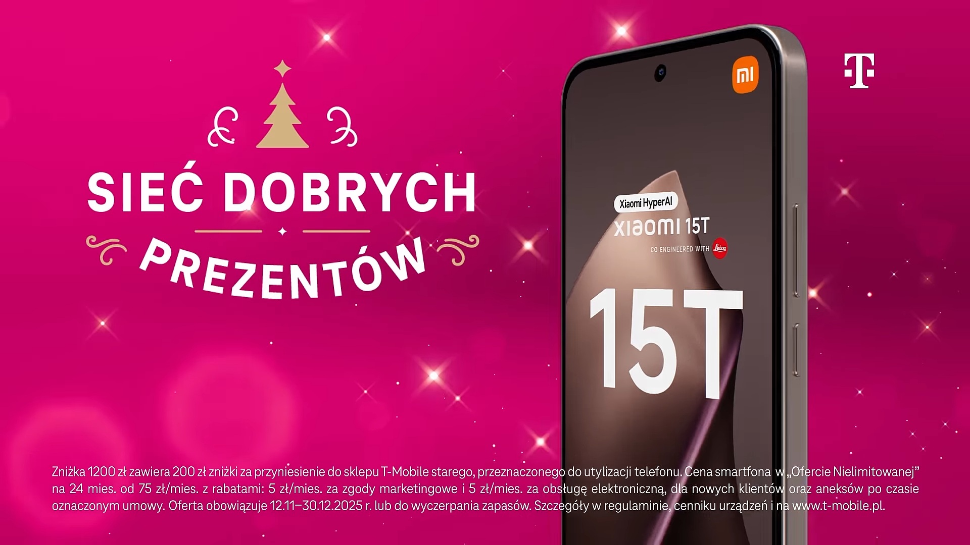 promocja t-mobile na boże narodzenie 2025