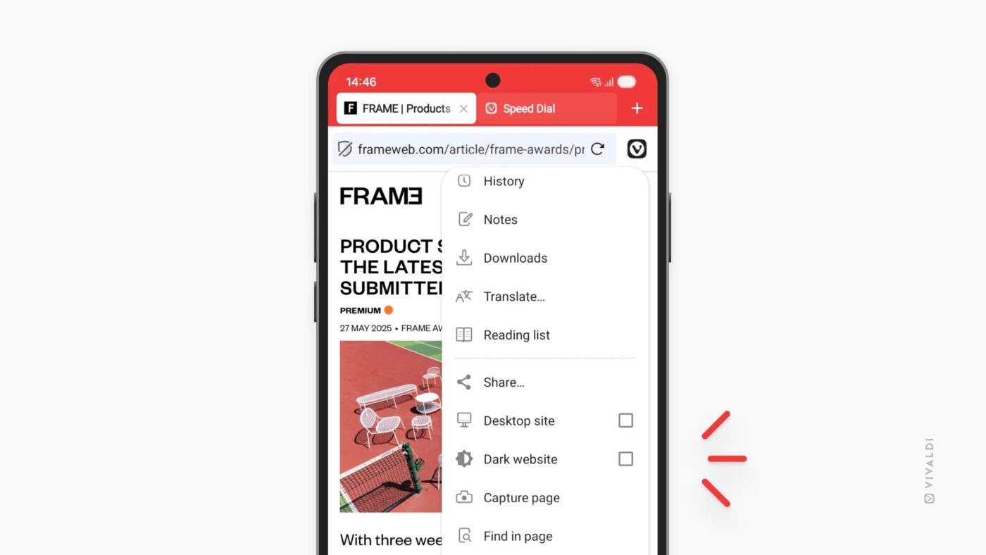 Vivaldi 7.7 aktualizacja