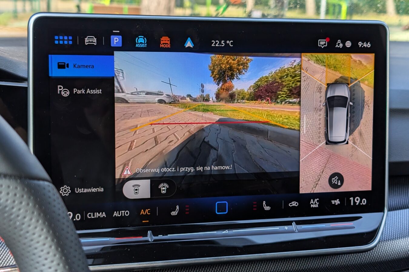 Volkswagen Golf GTI kamery