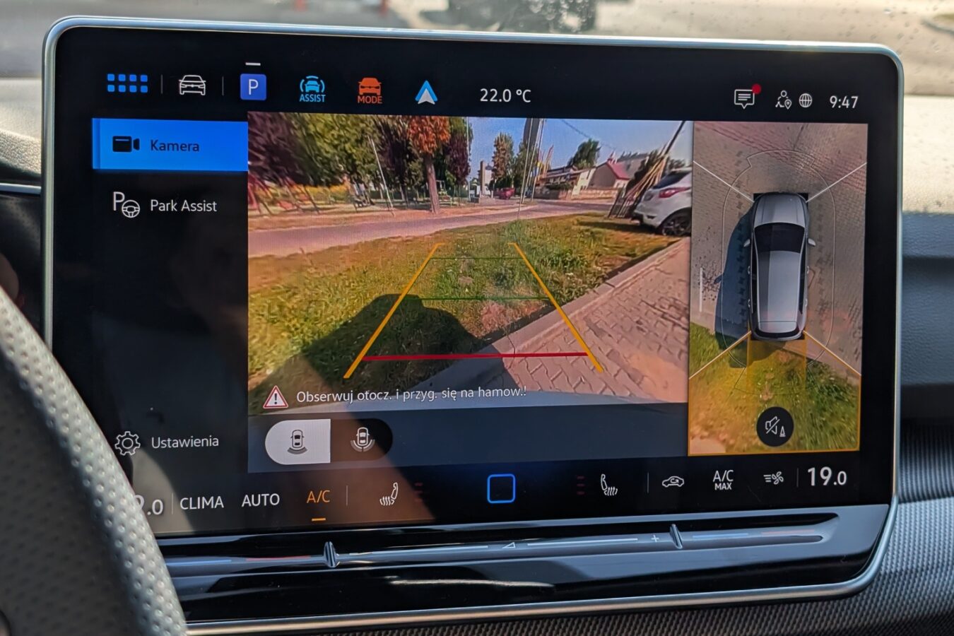 Volkswagen Golf GTI kamery