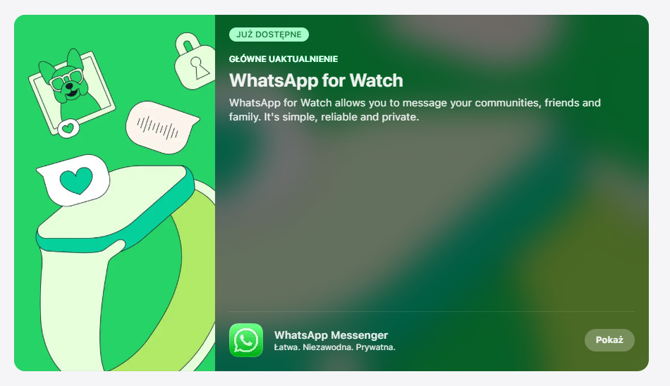 WhatsApp Apple Watch