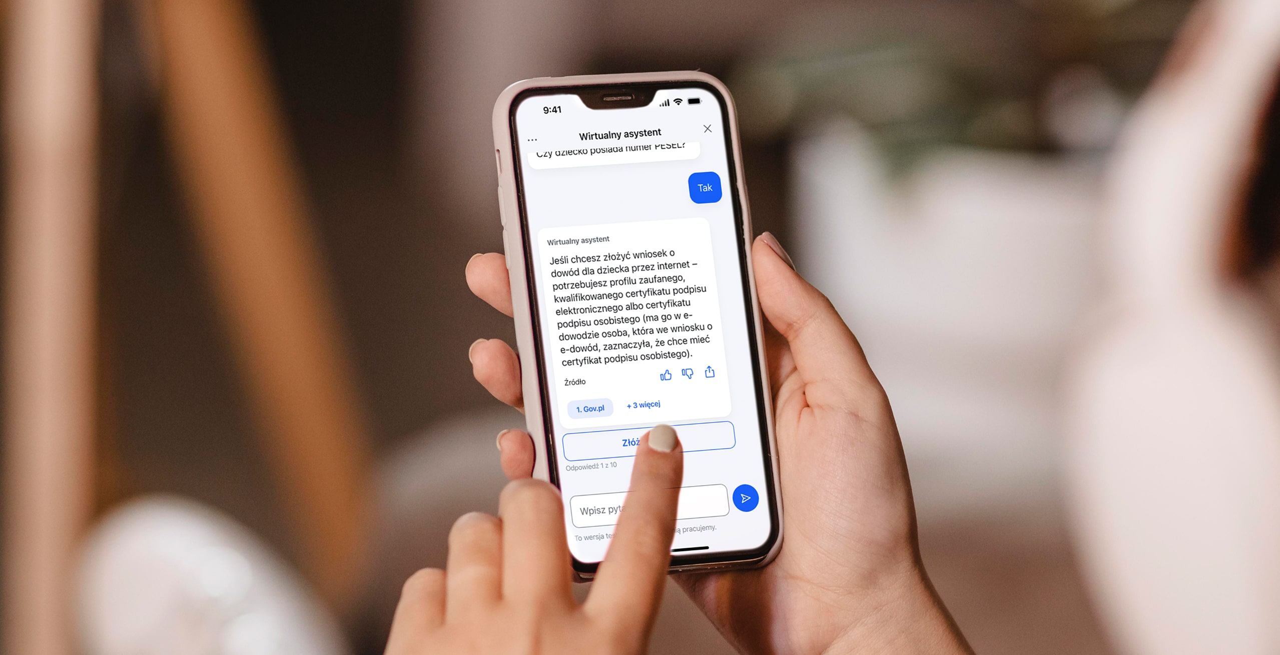 wirtualny asystent mObywatel