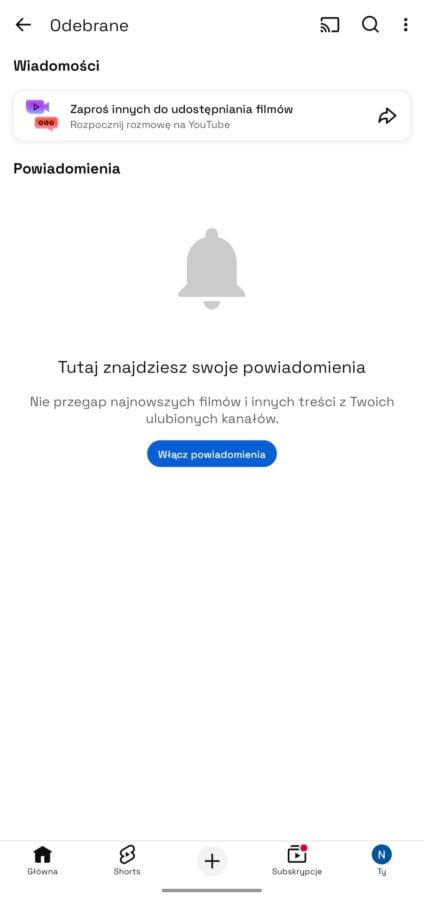 Komunikator w YouTube