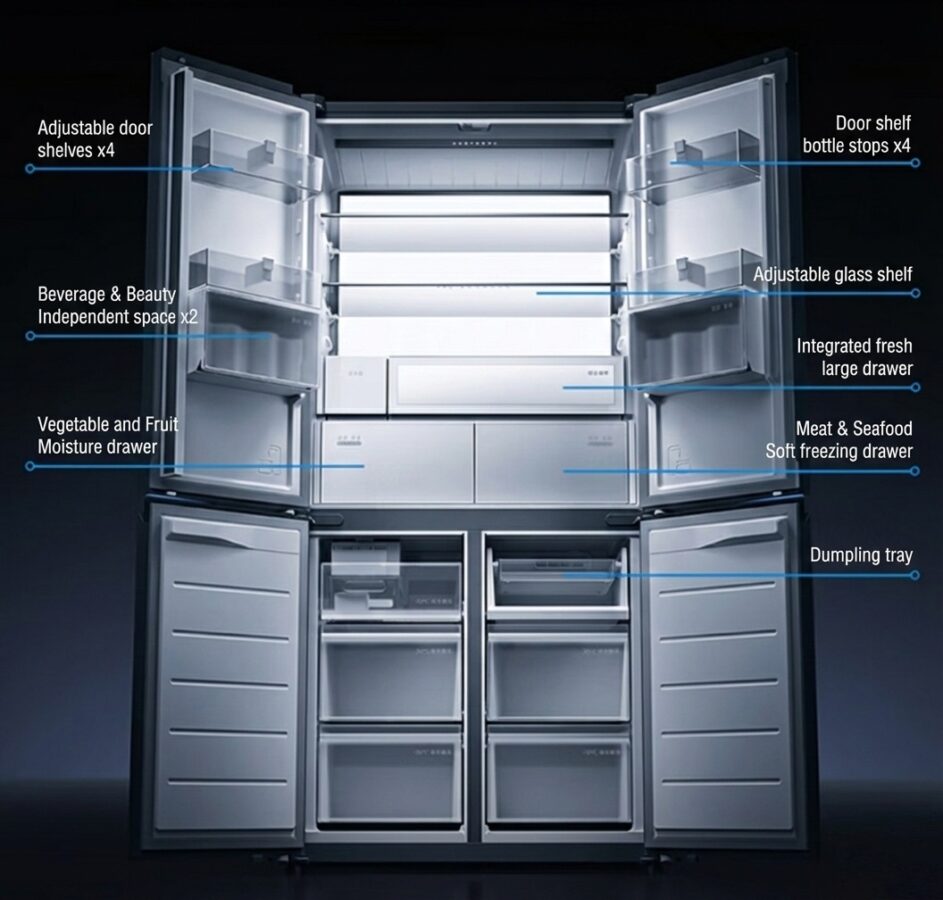 Lodówka Xiaomi Mijia Lodówka Pro Cross Embedded 560L