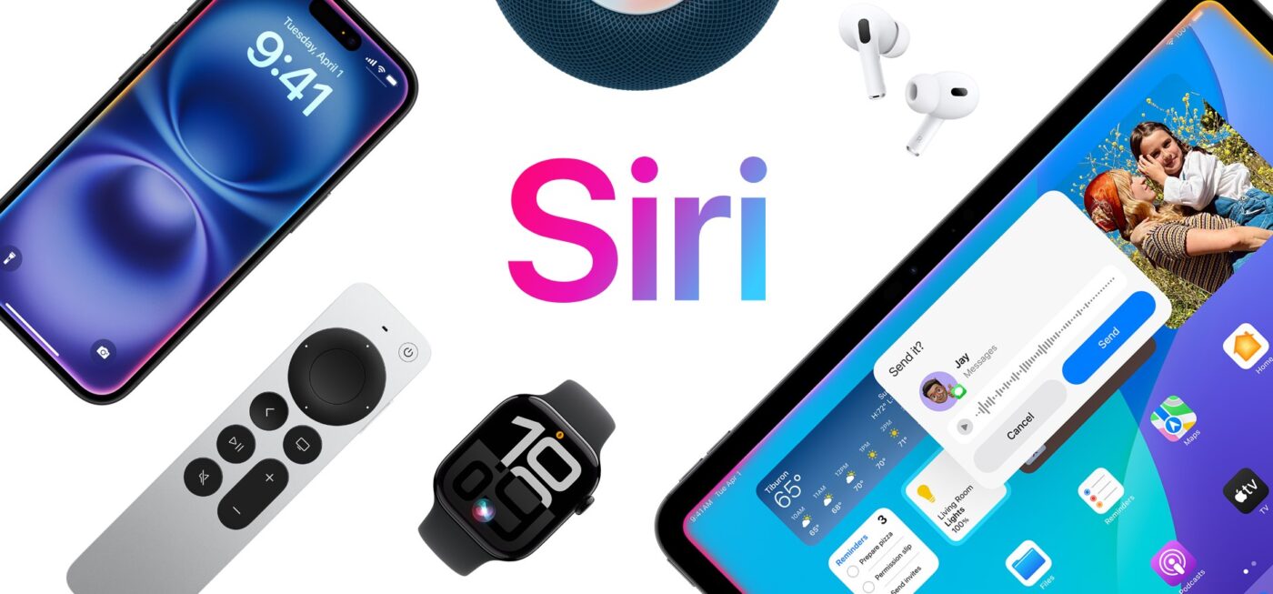 Apple Siri, Asystent głosowy, AI, urządzenia, apple watch, apple tv, pilot, iphone ipad