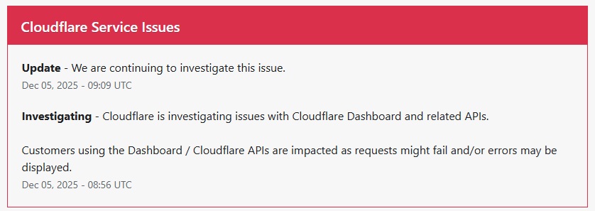 awaria cloudflare 5 grudnia 2025 roku źródło tabletowo.pl
