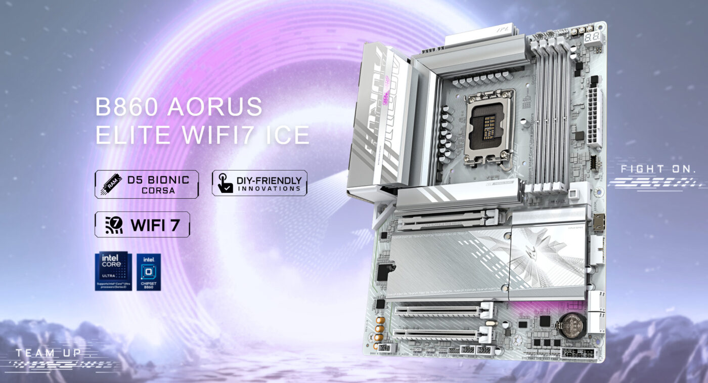płyta główna Gigabyte Z860 Aorus Elite WiFi 7 Ice