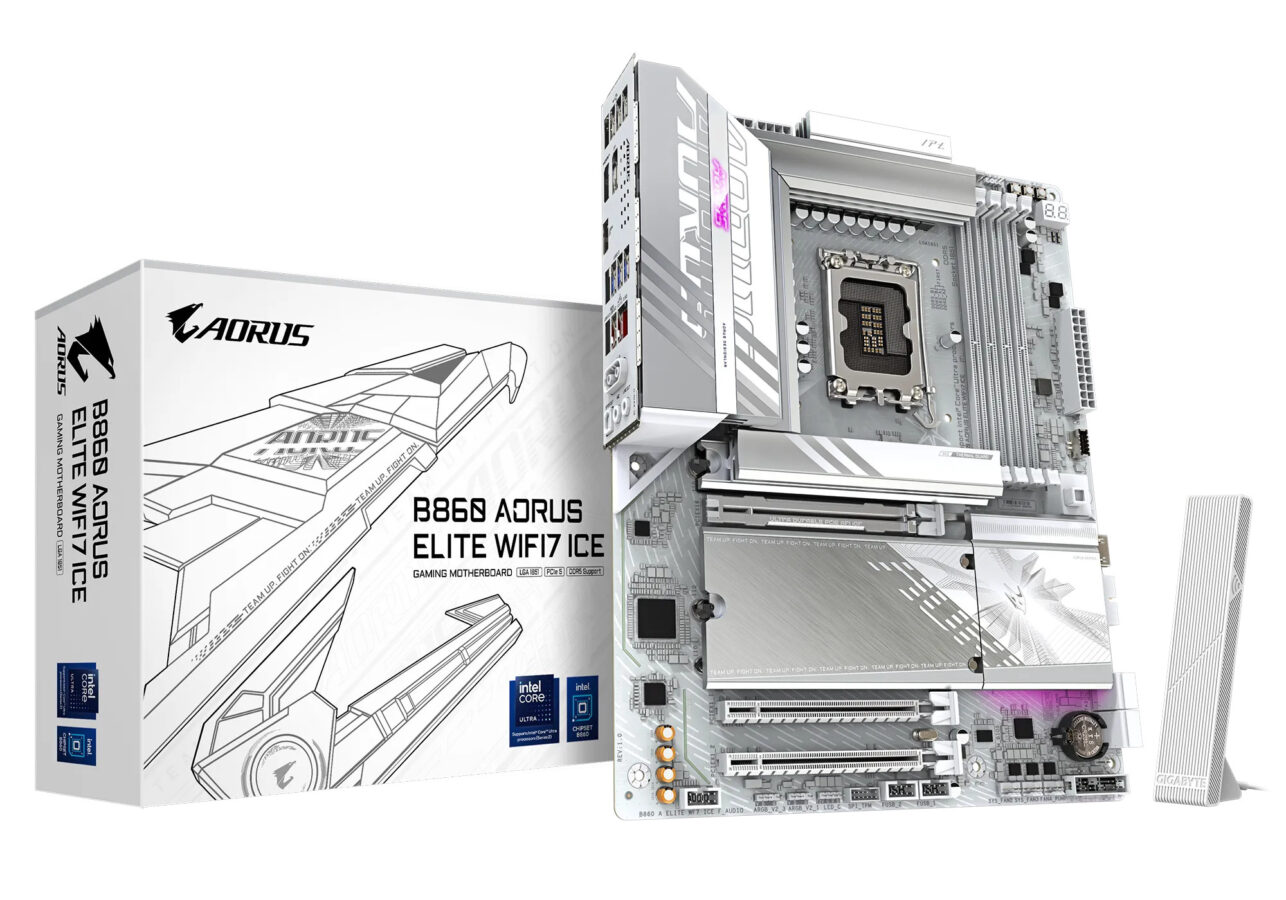płyta główna Gigabyte Z860 Aorus Elite WiFi 7 Ice
