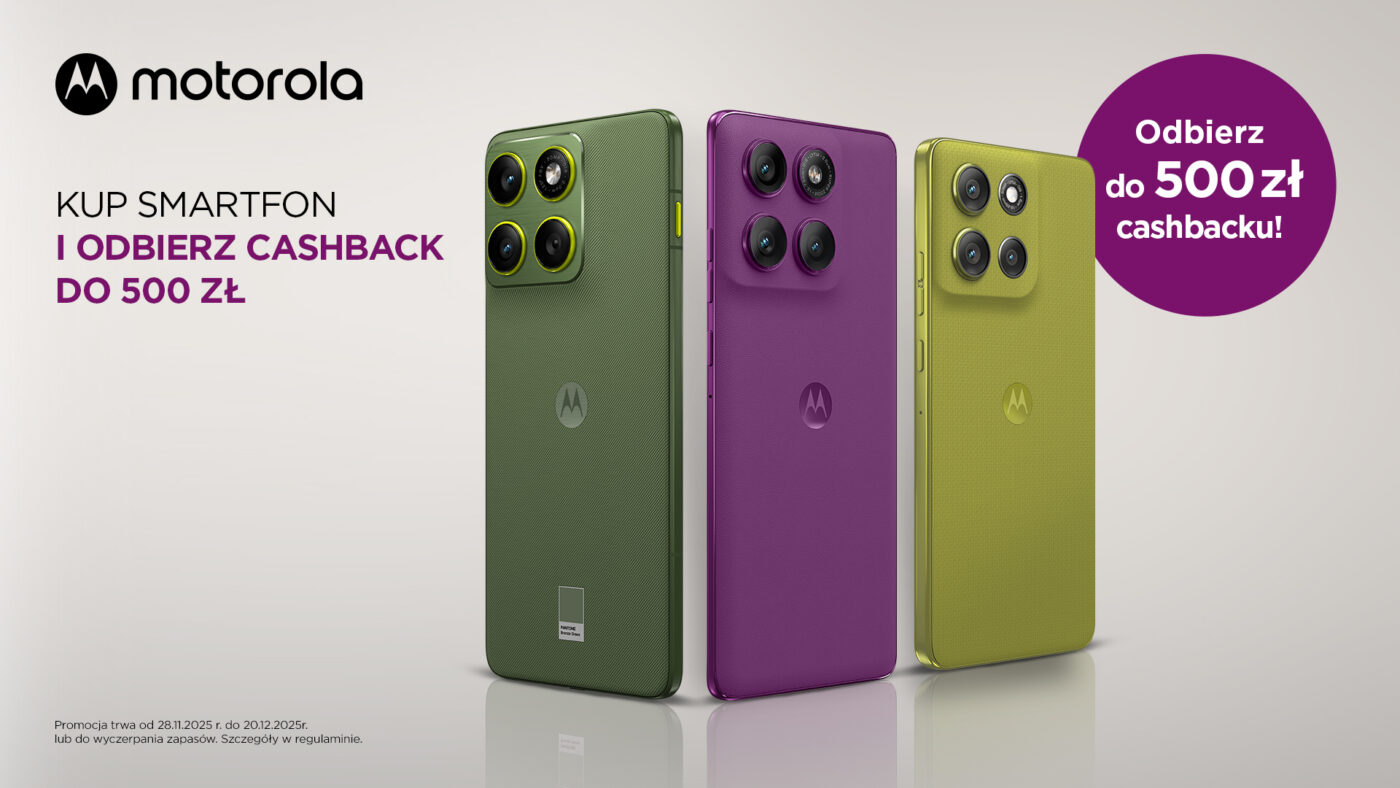 Promocja Motorola na smartfony, cashback, zwrot