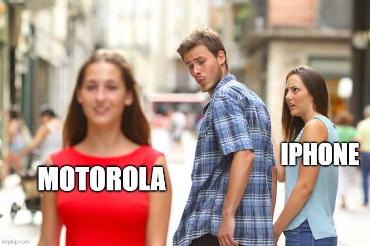 motorola iphone meme
