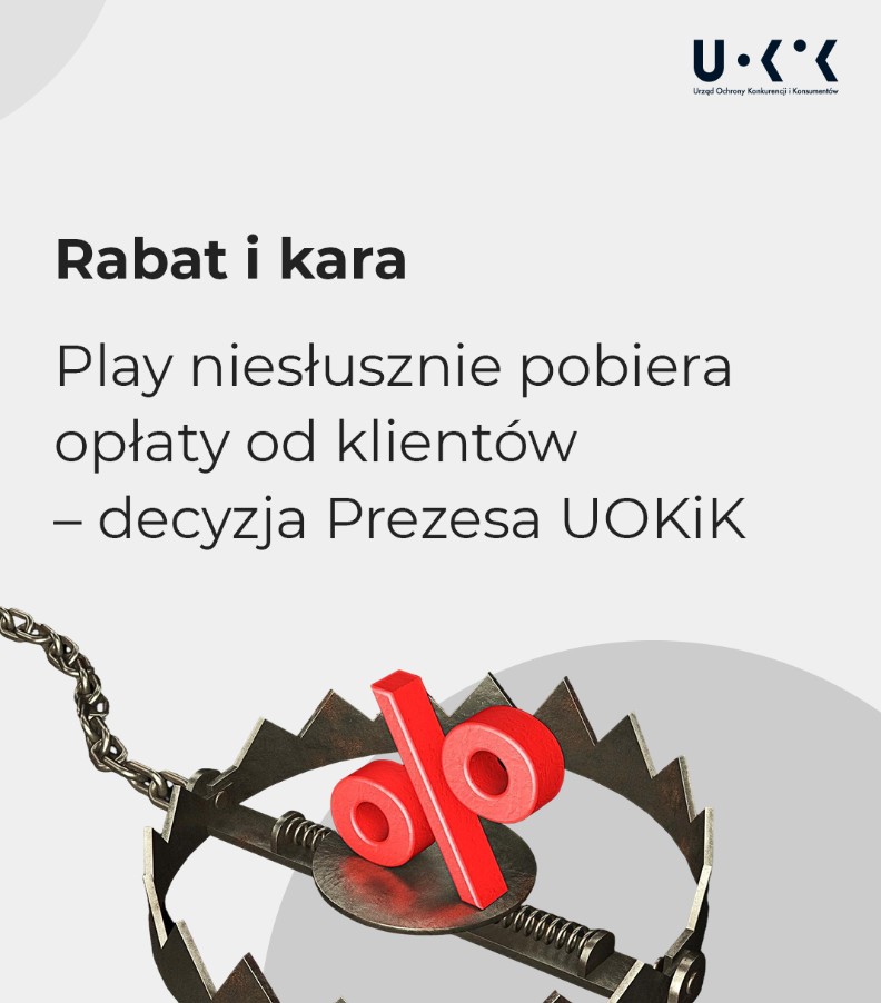 UOKiK, kara, Play, odebranie rabatów za e-fakturę i terminową płatność