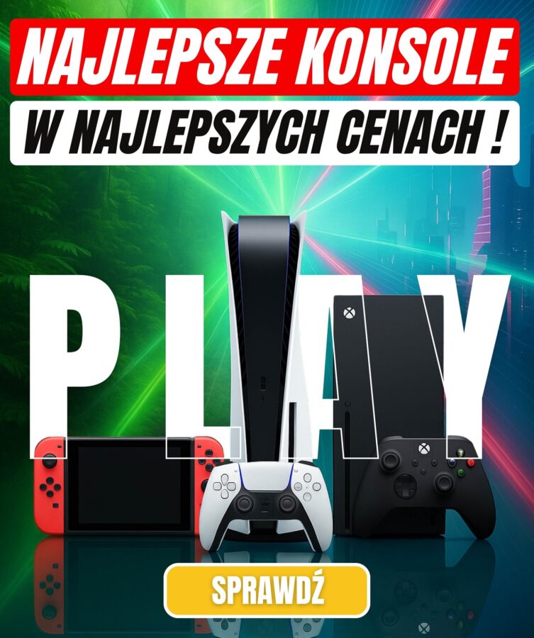 promocja na konsole do gier na platformie goryla.pl, której właścicielem jest telewizja republika