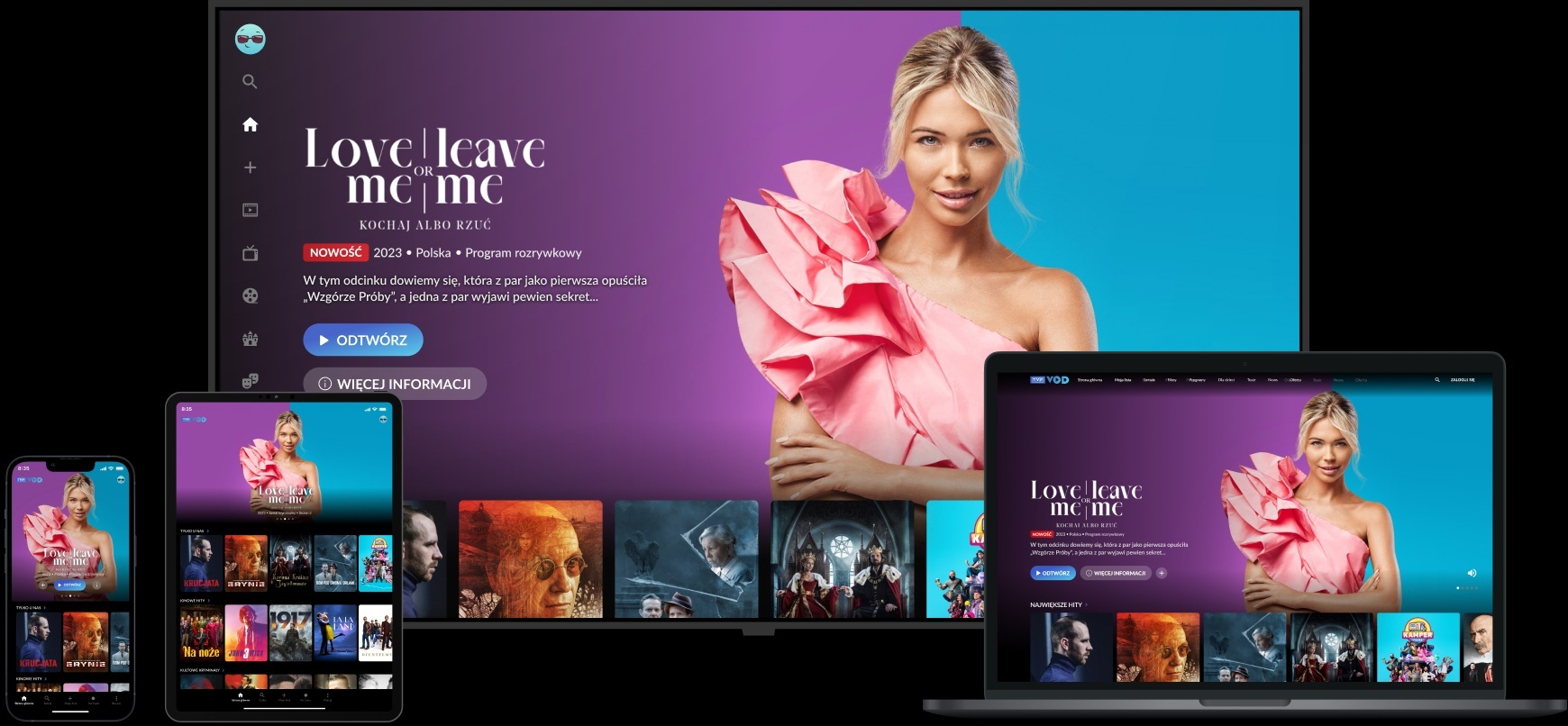 TVP VOD, platforma streamingowa, serwis, urządzeenia, aplikacja