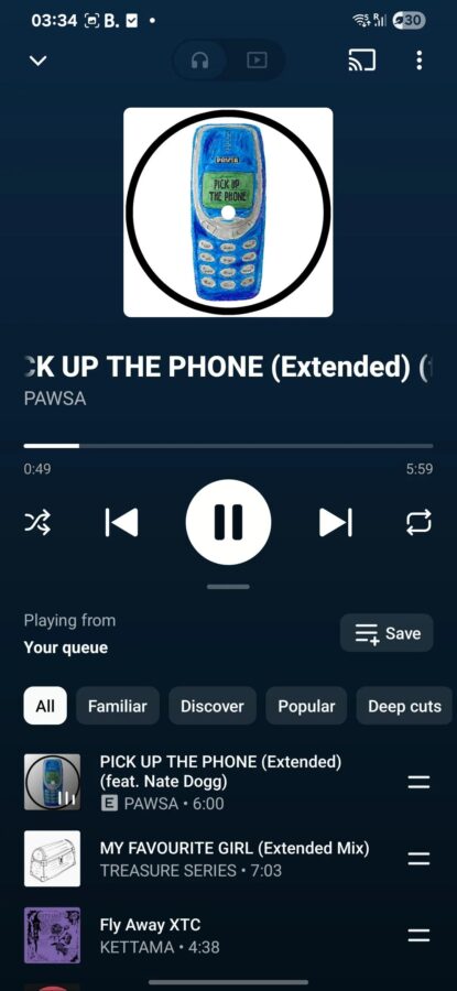 YouTube Music nowy wygląd