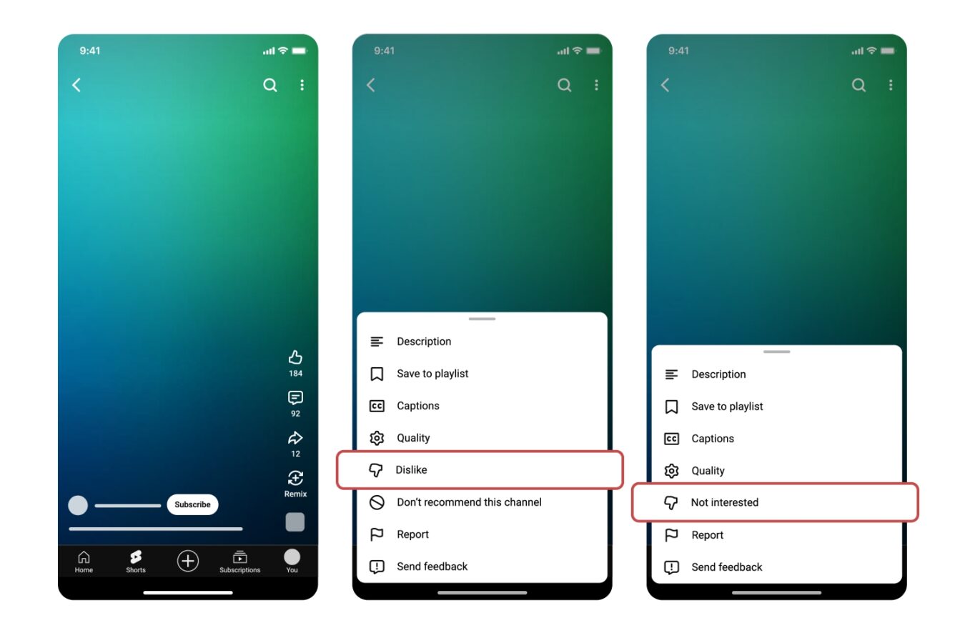 YouTube Shorts eksperyment
