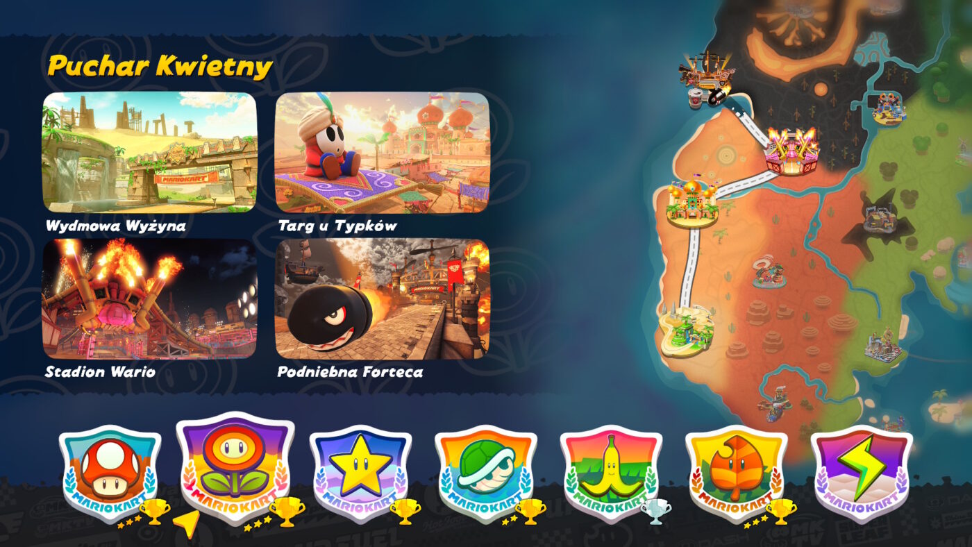 Pierwsze gry ekskluzywne od Nintendo po polsku Mario Kart World Tabletowo