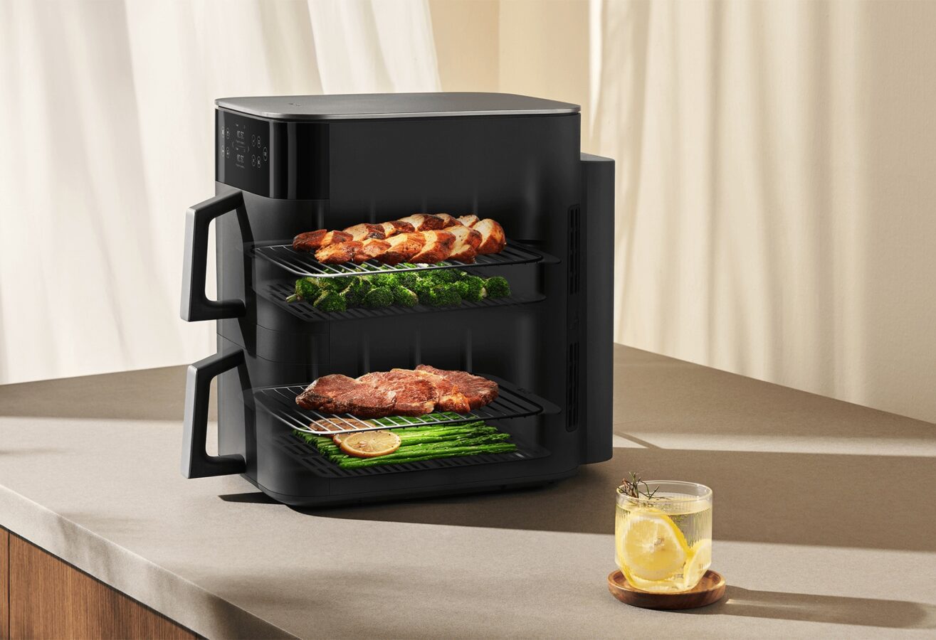 frytkownica beztłuszczowa xiaomi smart double stack air fryer 12l