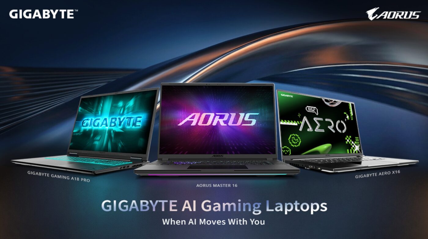 Gigabyte nowe laptopy CES 2026