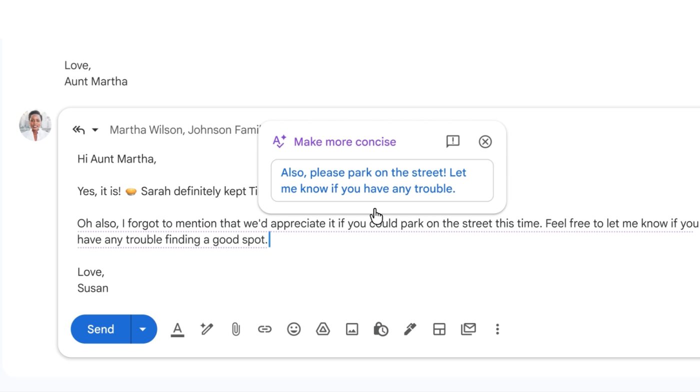 Gmail funkcje AI za darmo