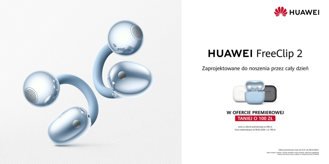słuchawki Huawei FreeClip 2