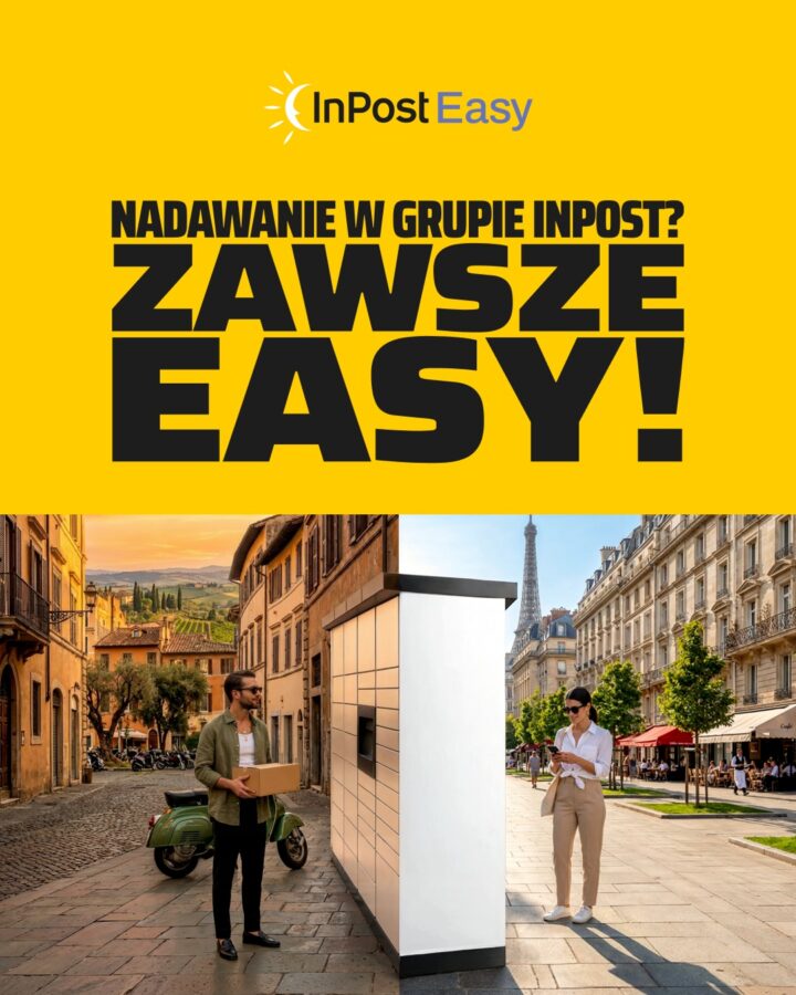 Nowa platforma InPostu, Inpost Easy, nadawanie paczek z i do ośmiu krajów zagranicznych