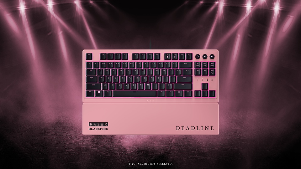 razer ornata v3 tkl x blackpink