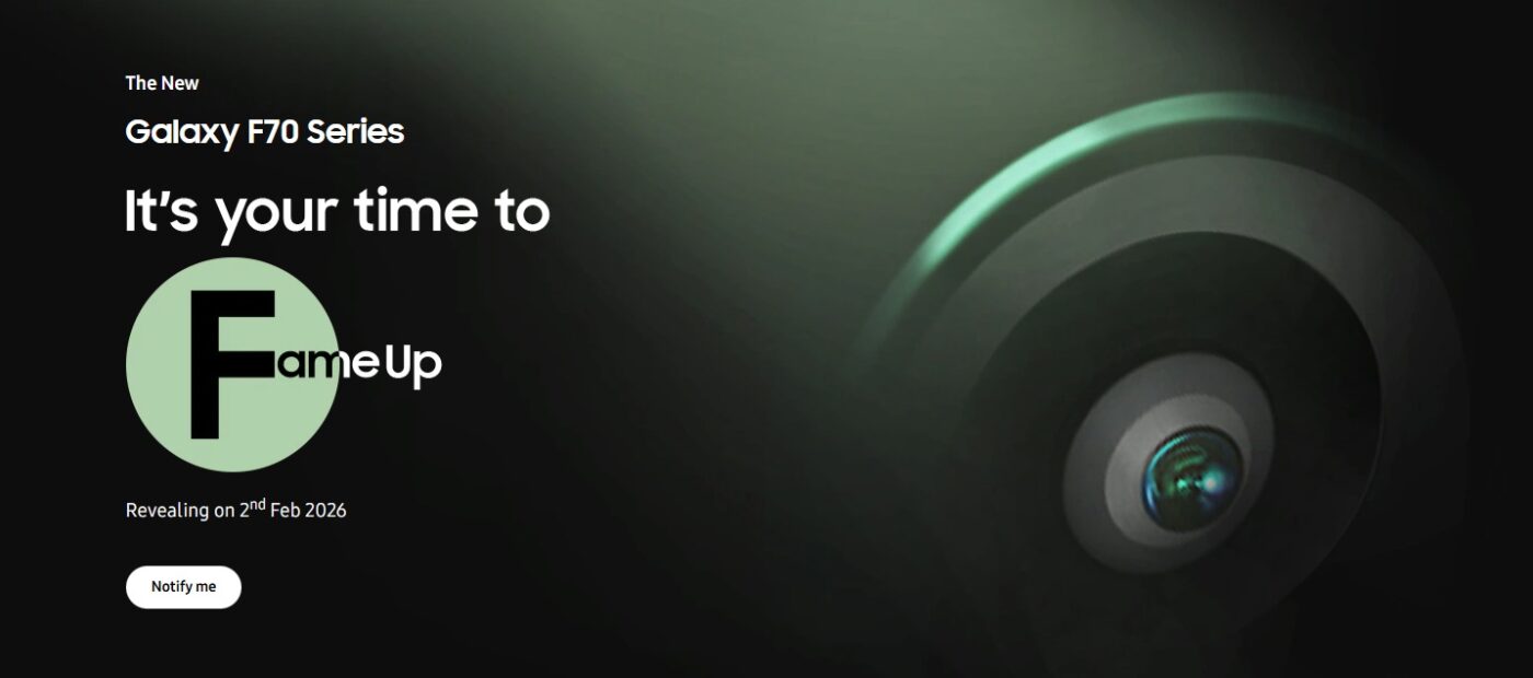 zapowiedź premiery serii samsung galaxy f70 dnia 2 lutego 2026 roku