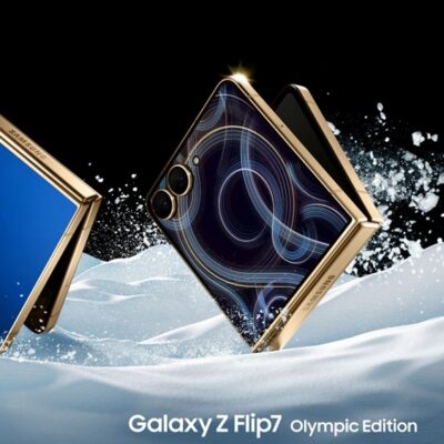 składany smartfon samsung galaxy z flip 7 olympic edition foldable smartphone
